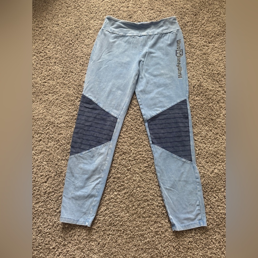 Disney Blue Leggings Size Small 24” length